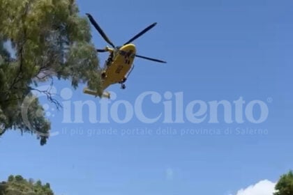 Castellabate, cade sulla scogliera ad Ogliastro Marina: decisivo l’intervento dell’elisoccorso