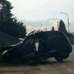 Incidente a Teggiano: auto sbanda e finisce fuori strada, due feriti
