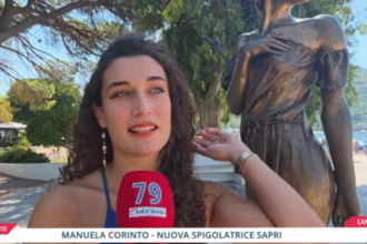 Sapri, Manuela Corinto è la nuova Spigolatrice: «orgogliosa di rappresentare la Città»