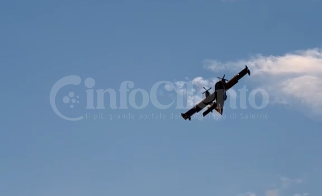 Incendio a San Giovanni a Piro, notte di fuoco in località Cerreto, rogo domanto dopo 24 ore