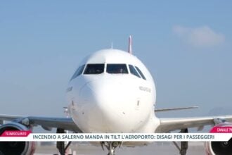 Incendio e canadair in azione, aeroporto di Salerno bloccato: disagi e cancellazioni