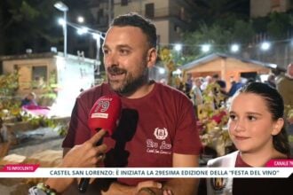 Castel San Lorenzo: al via la XXIX Festa del Vino D.O.P., ieri il taglio del nastro