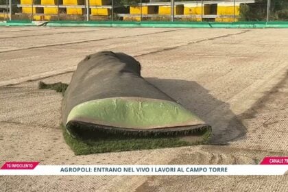 Agropoli, al via il restyling dello stadio “Gianfranco Torre”: entrano nel vivo i lavori