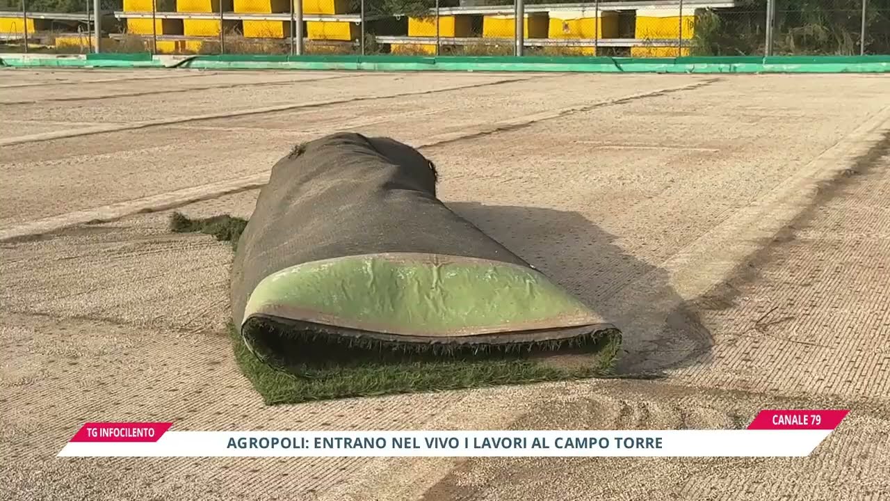 Agropoli, al via il restyling dello stadio “Gianfranco Torre”: entrano nel vivo i lavori