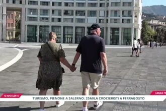 Turismo, pienone a Salerno: 25 mila crocieristi a Ferragosto