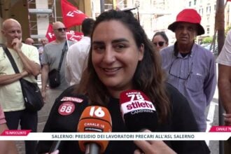 Precari Asl Salerno in protesta: Cgil e lavoratori chiedono la stabilizzazione