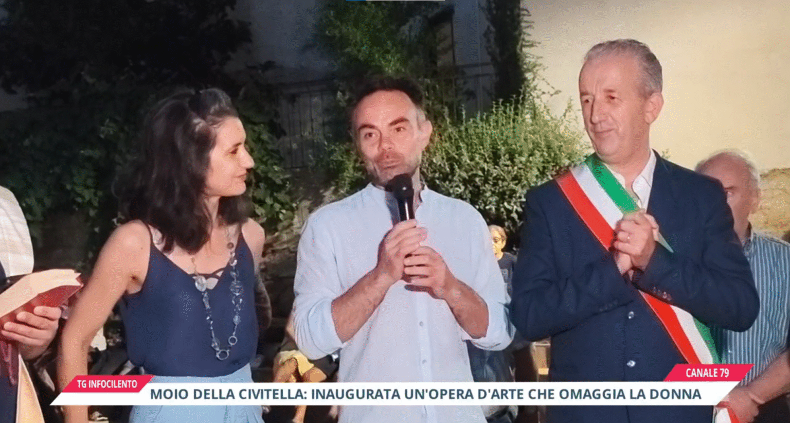 Moio della Civitella: inaugurata “Anthea”, l’opera di Stifano e Passarelli che omaggia la donna