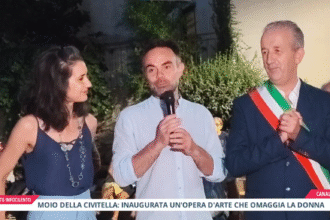 Moio della Civitella: inaugurata “Anthea”, l’opera di Stifano e Passarelli che omaggia la donna