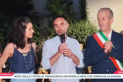 Moio della Civitella: inaugurata “Anthea”, l’opera di Stifano e Passarelli che omaggia la donna