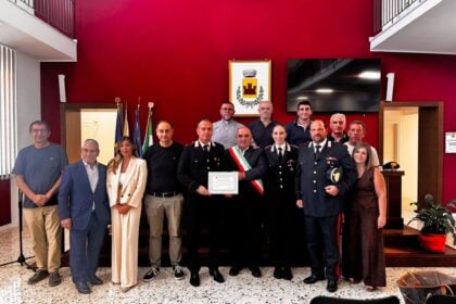 Postiglione saluta il Maresciallo Conte: encomio e nuovo comandante