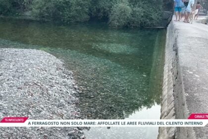 Ferragosto nel Cilento interno: presenze record lungo le aree fluviali