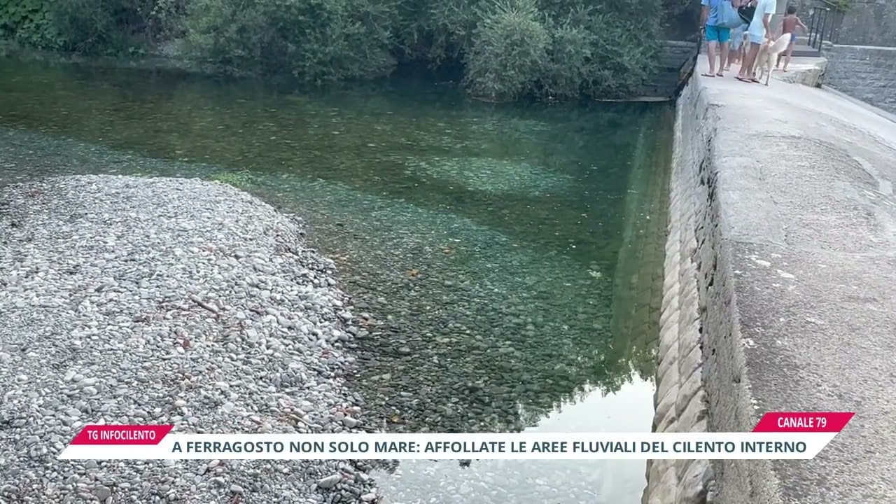 Ferragosto nel Cilento interno: presenze record lungo le aree fluviali