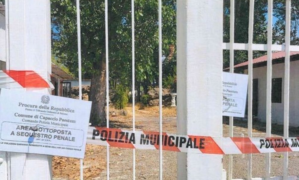 Sequestrato l’ex villaggio Zeus a Capaccio Paestum: blitz a Licinella