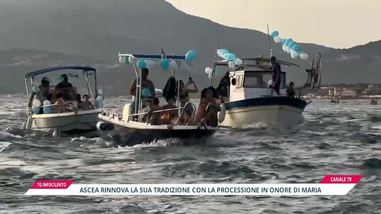 Ascea, la magia della processione a mare per la Madonna di Portosalvo: fede e tradizione abbracciano la costa