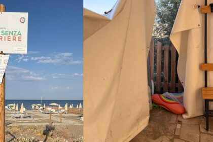 Capaccio Paestum, vandalizzata la spiaggia inclusiva per disabili a Laura