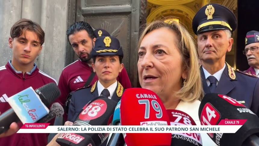 Salerno, la Polizia di Stato celebra il suo patrono San Michele