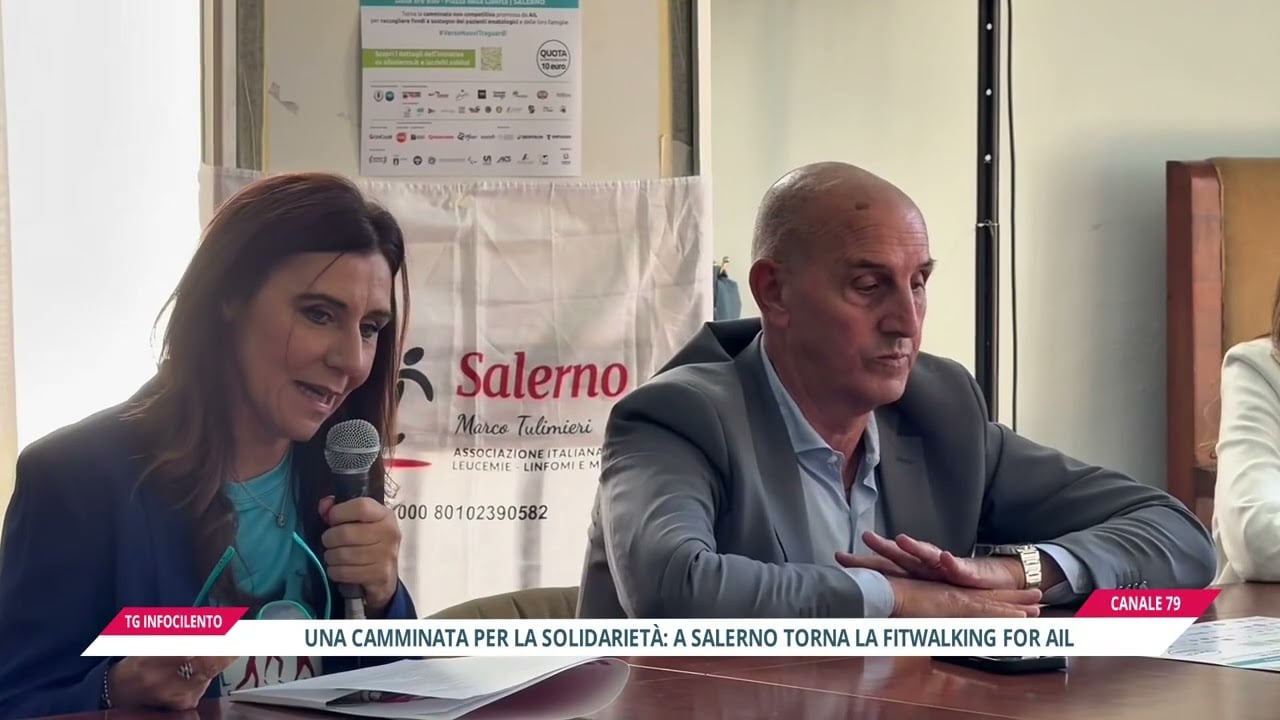 “Camminata per la solidarietà”: a Salerno torna la Fitwalking for AIL