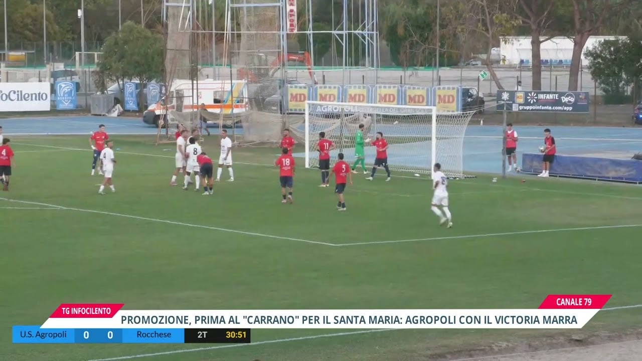 Promozione: Santa Maria al Carrano. Agropoli, Pisciotta e Poseidon in trasferta