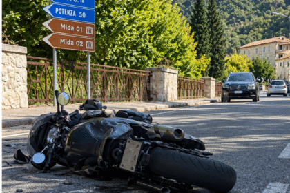 Tragedia a Pertosa: motociclista di 51 anni perde la vita sulla SS19