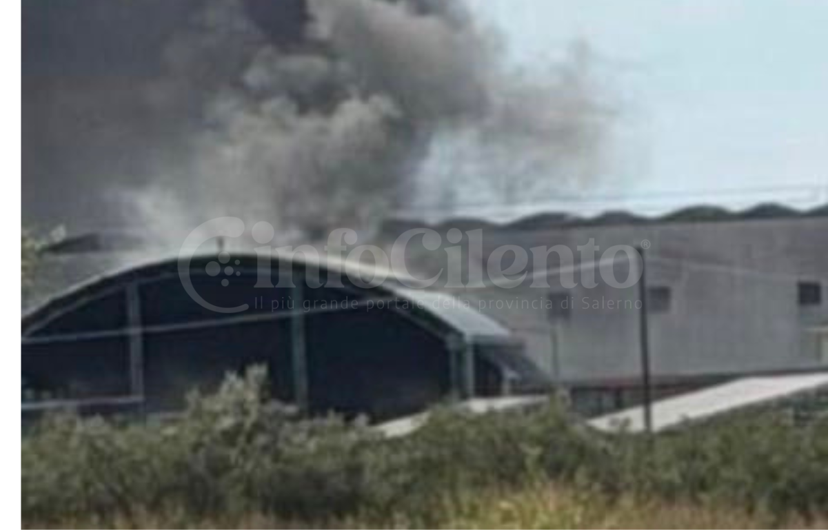 Principio d’incendio ad Albanella: impianto di sicurezza evita il peggio