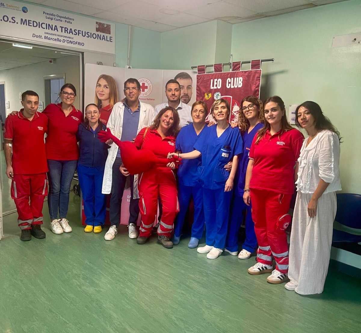 Donazione sangue a Polla: Leo Club e Croce Rossa in campo