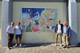 Agropoli, nuova opera arte al Pala Di Concilio nel segno di Andrea Guida