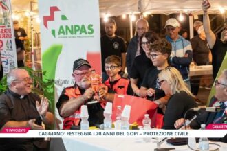 Caggiano, vent’anni di Protezione Civile: il GOPI festeggia in Piazza Lago