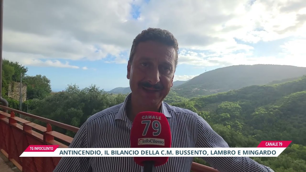 Servizio antincendio nel Cilento: il bilancio della Comunità Montana Bussento, Lambro e Mingardo