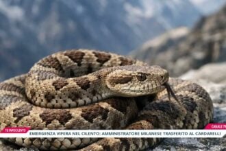 Morsa da una vipera nel Cilento: la protesta e la risposta della sanità
