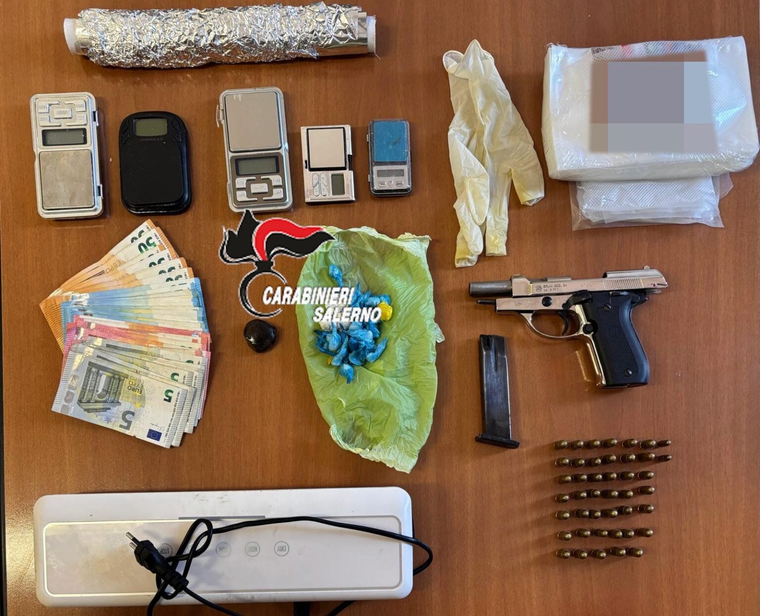 Pontecagnano: arresto per arma clandestina e droga