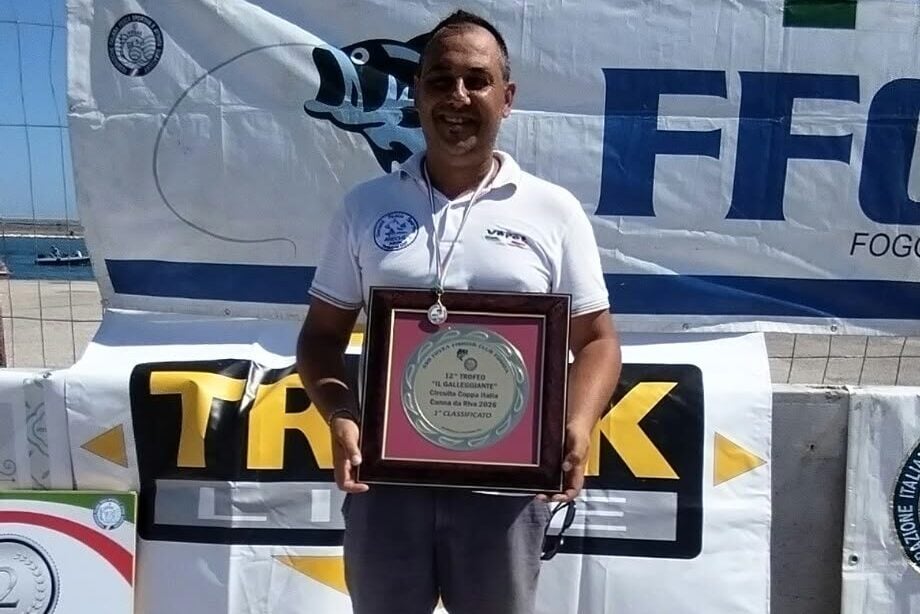Pesca: il cilentano Felice Di Fiore trionfa a Manfredonia e conquista la finale a Venezia