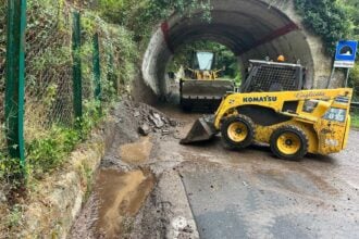 Riaperta al traffico la Mingardina dopo la frana