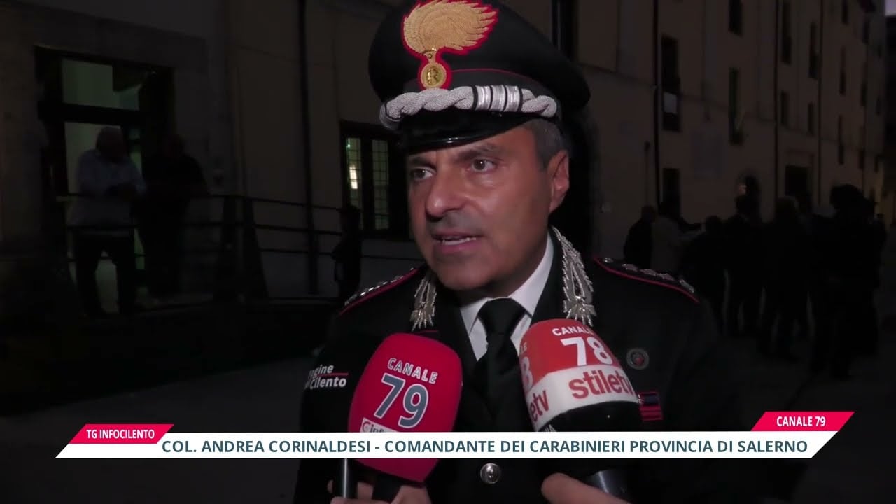 Carabinieri Salerno, il Colonnello Corinaldesi: «Territorio vasto, ma sicuro»