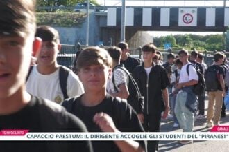 Capaccio Paestum: il Dirigente scolastico accoglie gli studenti del “Piranesi”, ecco le novità