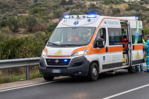 Incidente sulla Statale 18 a Omignano Scalo: ferito un giovane