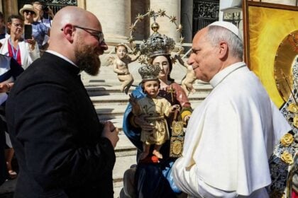 Papa Leone XIV incorona la Madonna di Buonabitacolo a Roma