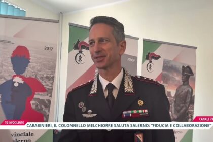 Carabinieri: il colonnello Melchiorre saluta Salerno: il bilancio dopo 4 anni