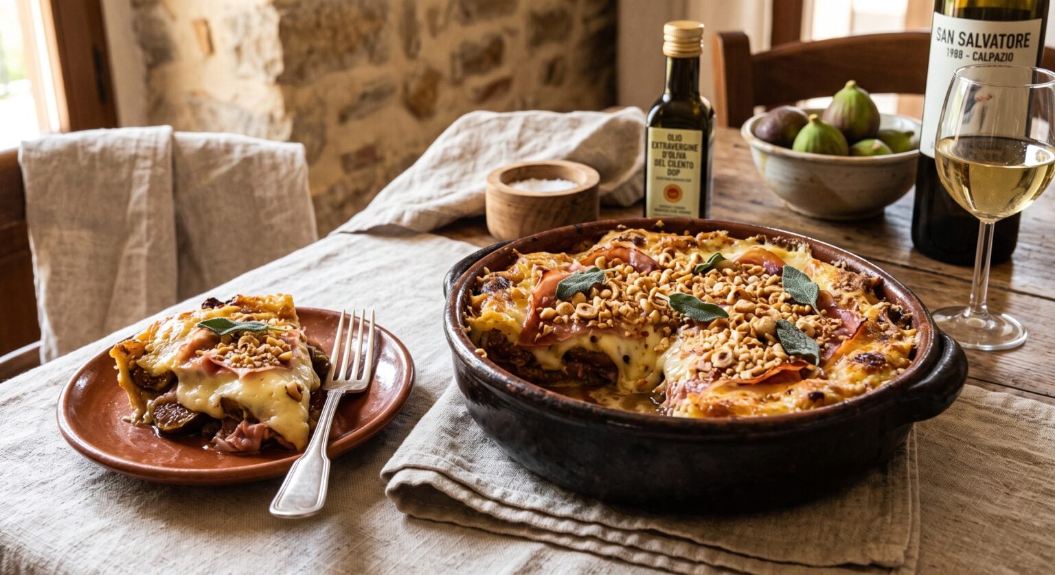 Parmigiana di fichi e caciocavallo podolico: la ricetta di metà settembre