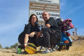 Da Atena Lucana a San Giovanni Rotondo in Vespa: il pellegrinaggio di fede e speranza di Francesca e Maurizio