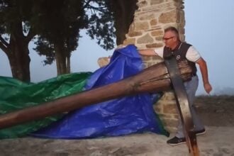 Stio: inaugurata opera che celebra la civiltà contadina