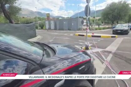 Sequestro McDonald’s a Villammare: riaperte le porte per lo sgombero delle cucine