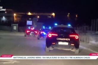 Blitz contro il lavoro nero a Battipaglia: sanzioni per oltre 184mila euro e attività sospese