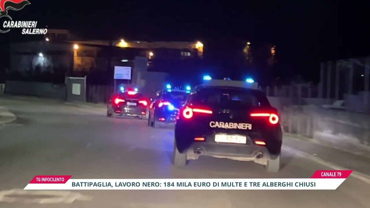 Blitz contro il lavoro nero a Battipaglia: sanzioni per oltre 184mila euro e attività sospese