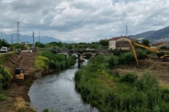 Fiume Tanagro, a Sassano avanzano i lavori alla Vasca Cappuccini