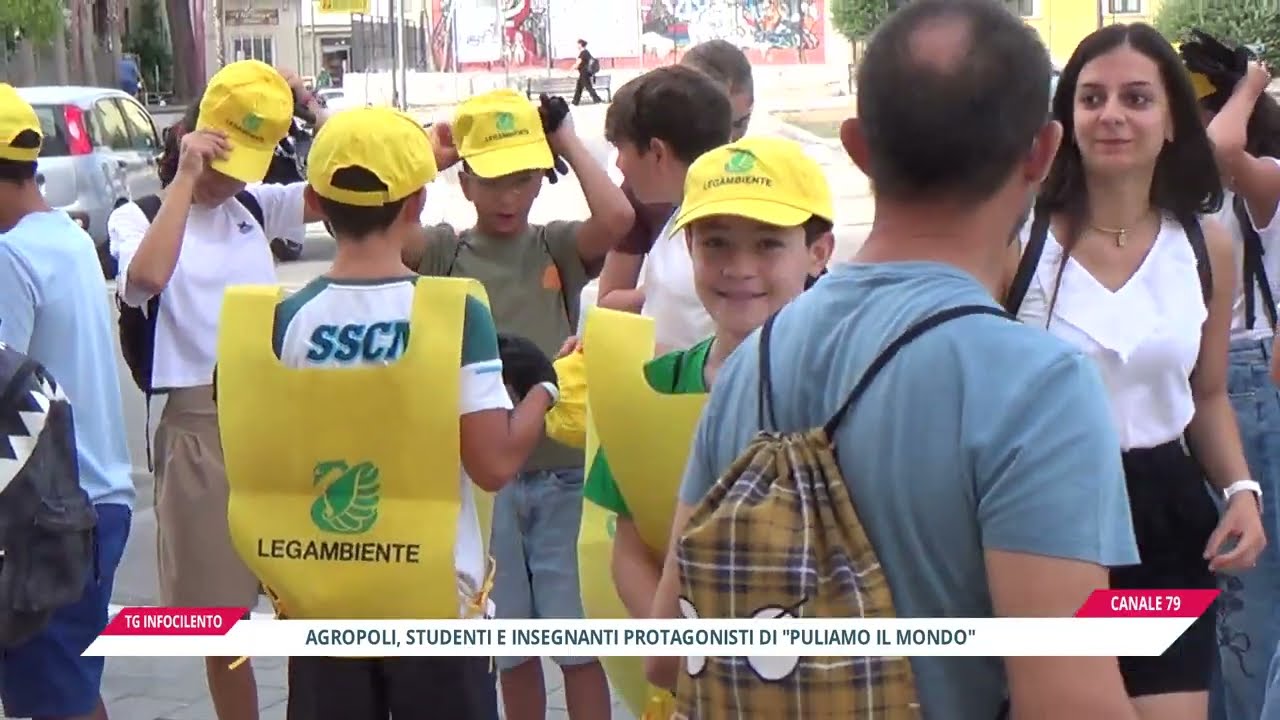 Agropoli, “Puliamo il Mondo”: studenti e docenti in campo per l’ambiente