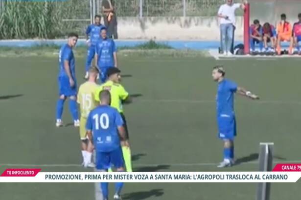 Polisportiva Santa Maria-Atletico Pisciotta: esordio per Voza al Carrano