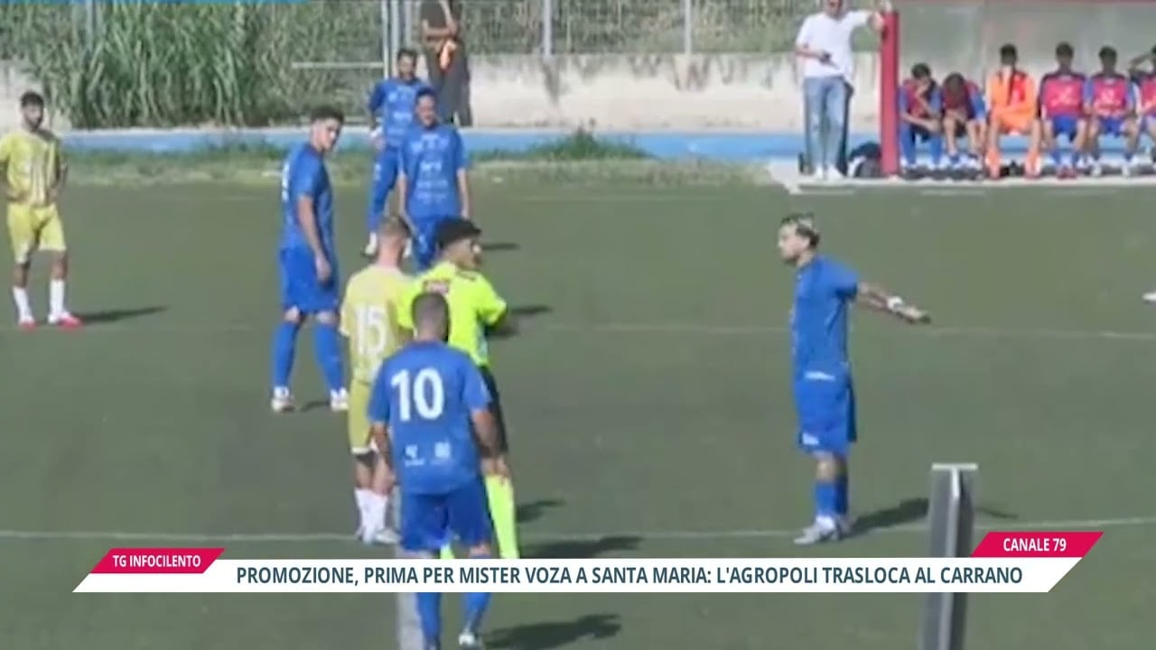 Polisportiva Santa Maria-Atletico Pisciotta: esordio per Voza al Carrano