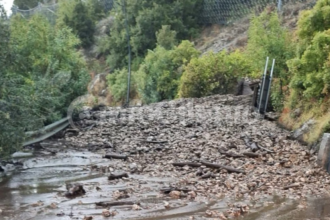 Maltempo nel Cilento, frana sulla Sp13: bloccata l’entrata a Monteforte