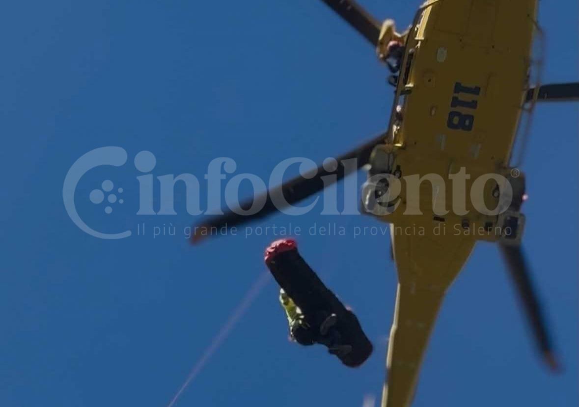 Laviano, grave incidente nel bosco: 60enne colpita da un albero finisce nel burrone