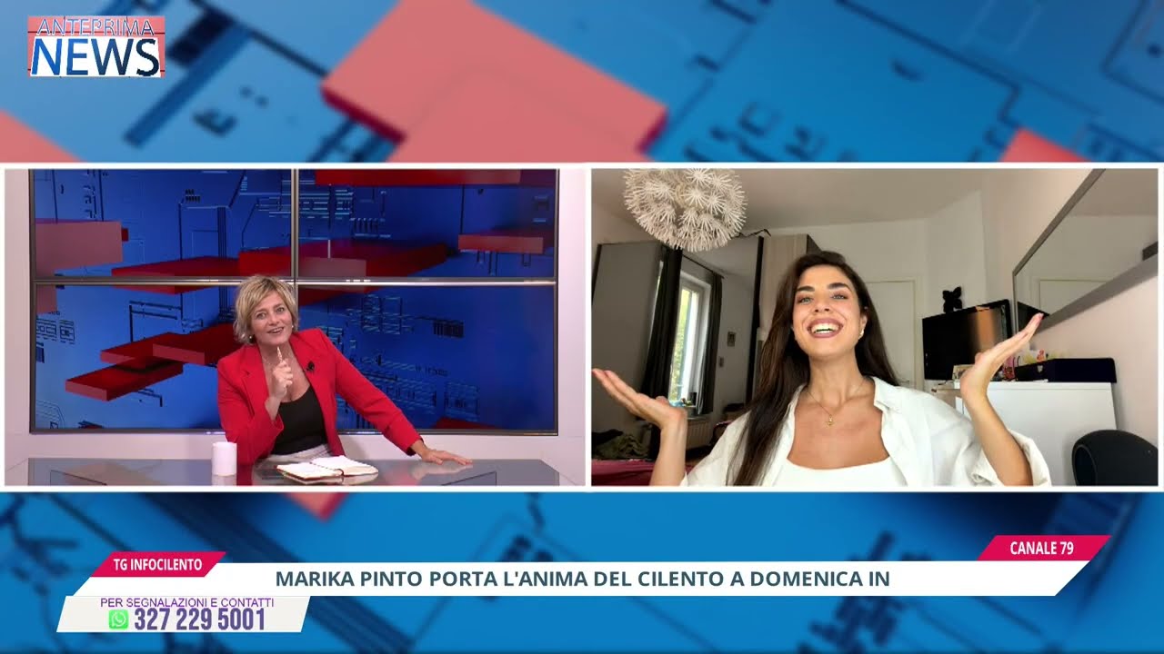 Dal Cilento a “Domenica In”: l’energia di Marika Pinto nel salotto di Mara Venier
